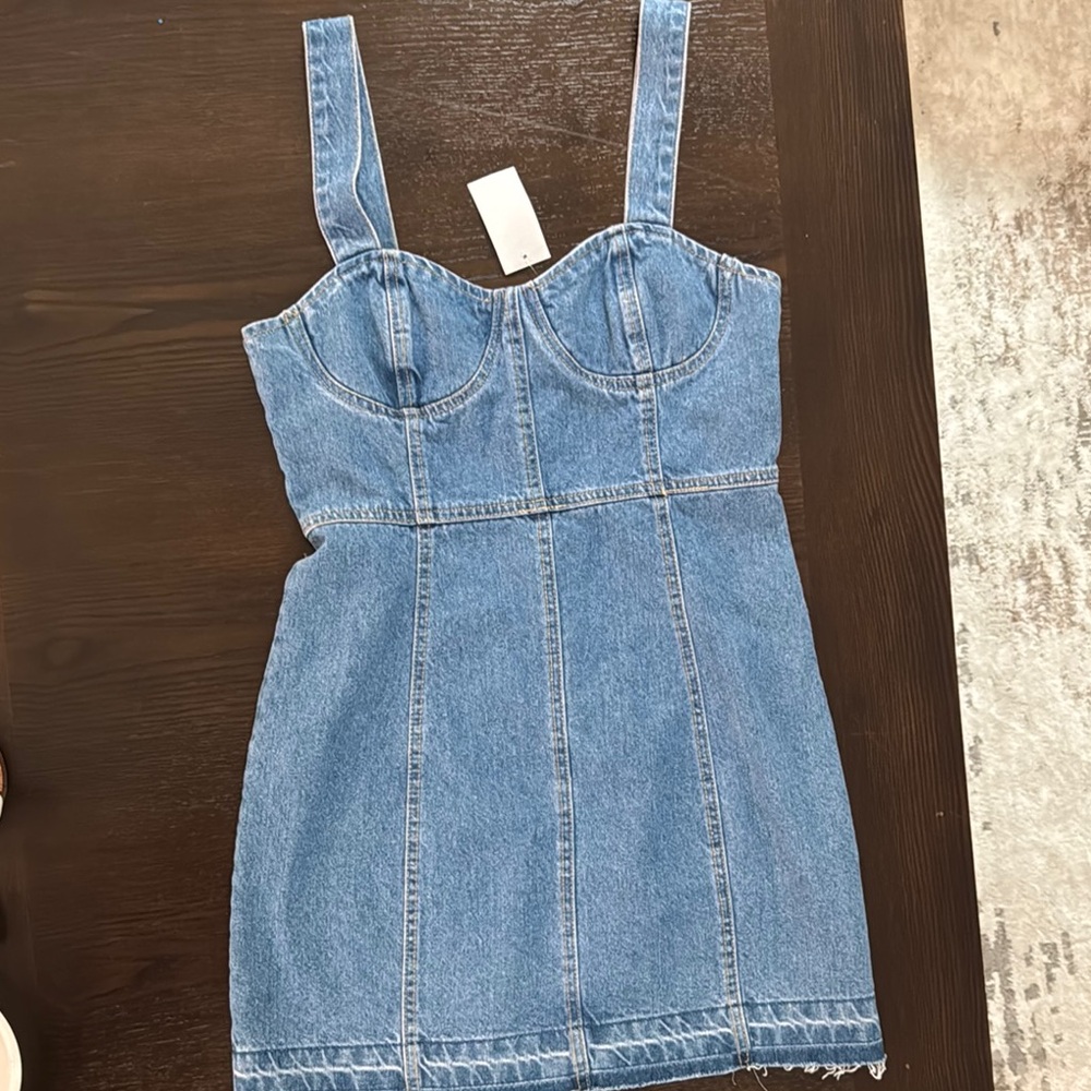 Stylish Blue Denim Dress